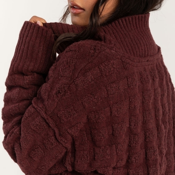 FREE PEOPLE Soul Searcher Mock Neck Womens Sweater NWOT - Picture 10 of 17